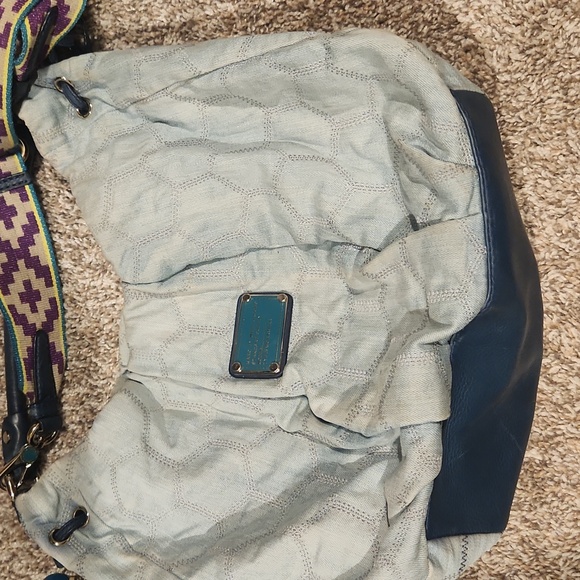 Rare Vintage Marc Jacobs denim workwear hobo / tote style bag - Picture 9 of 12